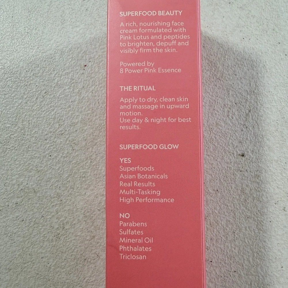 YENSA Pink Lotus Peptide Renewal Face Cream 1.7 Fl Oz / 50ml BNIB SEALED